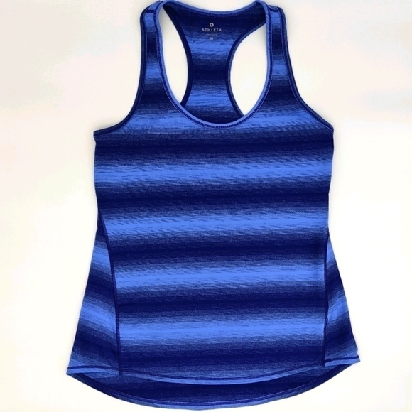 Athleta Chi Ombre Tank racer back blue M - Picture 1 of 5